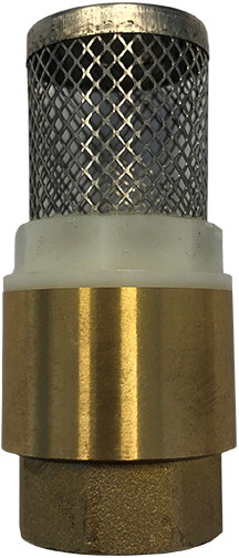 Foot valve spring -loaded - Completion valve - York - Brass - 1/2"