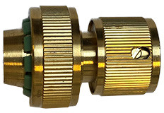 Schlauchstück mit Gardena Anschluss - für 3/4" Gartenschlauch - Messing