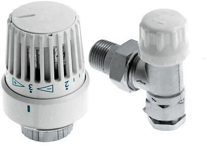 Bonfix Thermostat Heizkörperventil - Adapter winklig - 15mm x 1/2