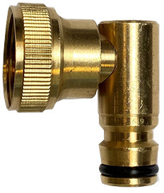 Angled Adapter with Gardena connection - 3/4" female thread