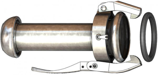 Dallai Reduzierstück M-Teil x V-Teil - Typ C - verzinkt - 108 x 159mm