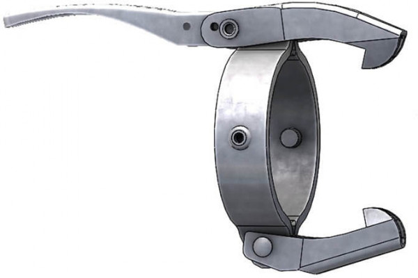 Dallai lever for fastconnector - type C - galvanized - 50 mm