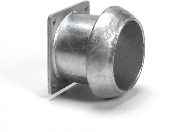 Dallai V-part + pipe x Square seal - type C - galvanized - 159x150mm