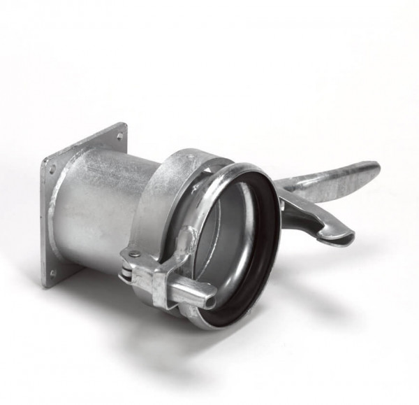 Dallai M-part+pipexSquare seal (kort) - type C - galvanized - 159mmx6