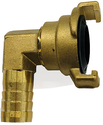 Geka Koppeling Haaks - messing - Slangtule 90° Ø19mm - NBR Top Merken Winkel