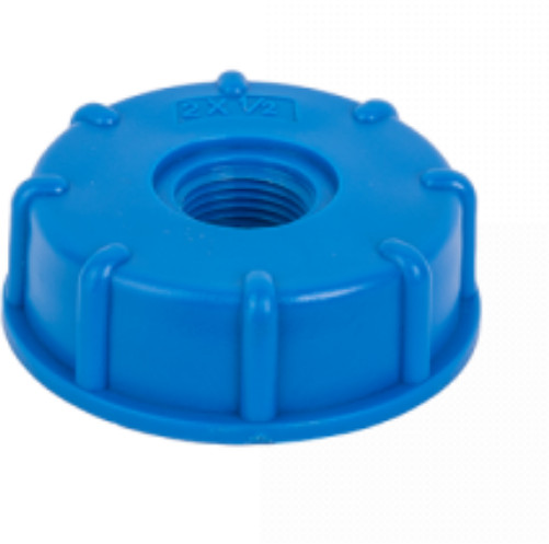 IBC-Adapter - Innengewinde x Reduzierungs-Innengewinde - S60x6 x 1/2" - Kunststoff