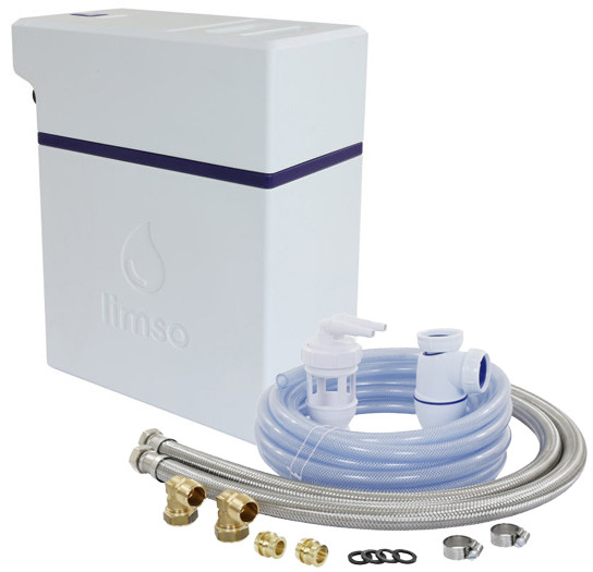 Limso Wasserenthärter - 720 l/h - 3/6 personen - komplettes Set + 45 kg Enthärtungssalz