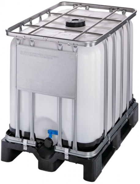 IBC Tank - Plastic pallet - Cover 150mm - 2" connection - 600 liters