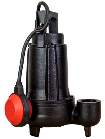 Submersible pump Vortex - KIN pumps BKL 1.5 M/A - with floating floater - cast iron - 230 volt (Max. capacity 10,8m³/h)