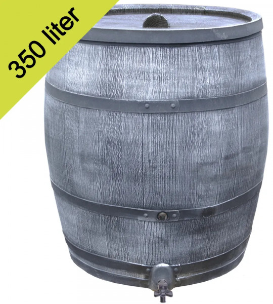 Roto rain barrel 350 liters gray