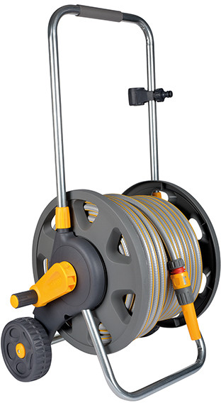 Hose reel cart Hozelock Plus - 60m - inclusive 50m hose and couplings