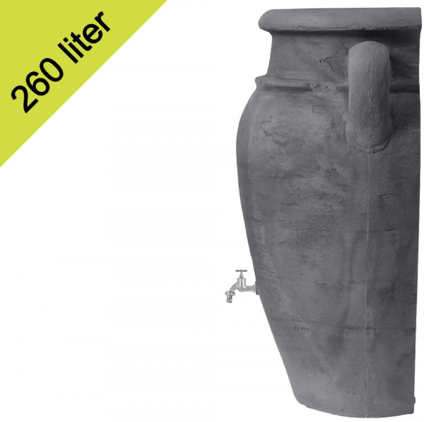 Garantia Rain barrel Antique Amphora 260 LTR Anthracite