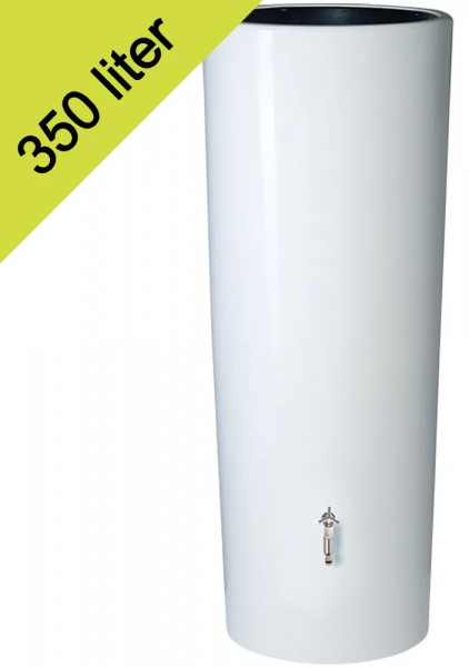 Garantia Regenfass 2in1 350 Liter Kokosnuss/Weiß