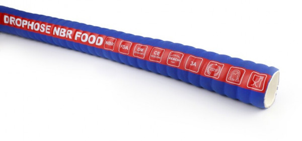Milchschlauch - Lebensmittelschlauch - NBR - FDA - 38x50mm (Pro Rolle 40m)