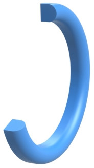 Milk Ring - Dairy Coupling Seal 130x142x7 NBR 80 Blue