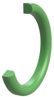 Dichtung fur Milchrohrverschraubung -  DIN 11851 Standaard DN90 - VITON - FPM - Grun