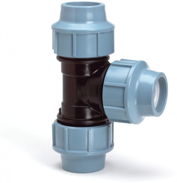 T-piece for pe/tylene - 25mm - 16 bar