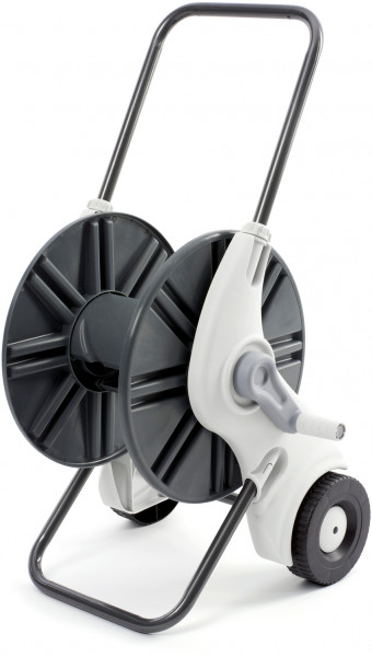 Schlauchwagen - Polypropylen - geeignet für 60 m 1/2" oder 30 m 3/4" Schlauch - inkl. Anschlussstücke