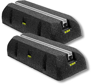 Positionierungsbalken für airco - Canalit - Gummi - 600 x 160 x 110 mm - Verpackung 2 Stück