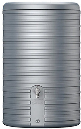 GARANTIA NORDIC Serbatoio Per Acqua Piovana 300 Litri - Grigio Pietra Con Coperchio Di Sicurezza - Made In Germany