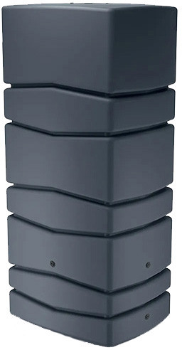 Rain barrel Aqua Tower 650 litres anthracite