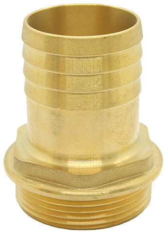 Brass hose tail - 39mm x 1¼"" - male thread