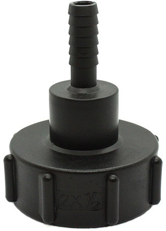 IBC adapter to hose tail - female thread x tail