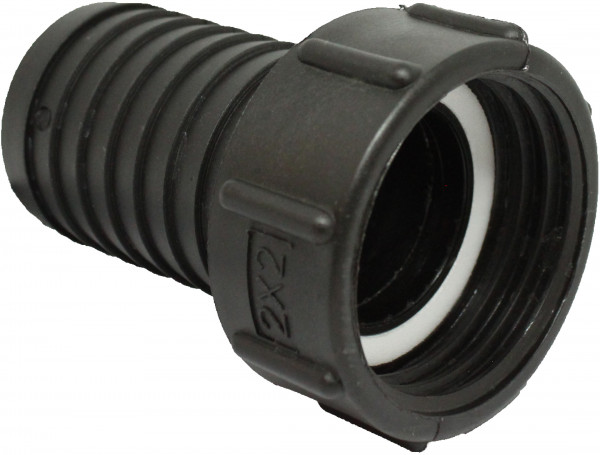 IBC adapter to hose tail - female thread x tail - S60x6 x 50mm