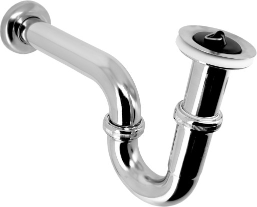 BONFIX brass chrome-plated basin trap w/ plug 5/4 x 32mm