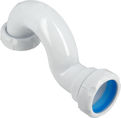 Siphon for bath and shower tray - Plastic - 1-1/2" x 40mm