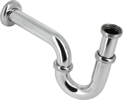 BONFIX brass chrome-plated basin trap 5/4 x 32mm