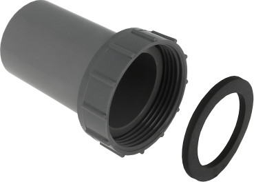 Anschlussstück 2-teilig - ABS PVC verklebbar - Kunststoff - 1-1/2” x 40mm