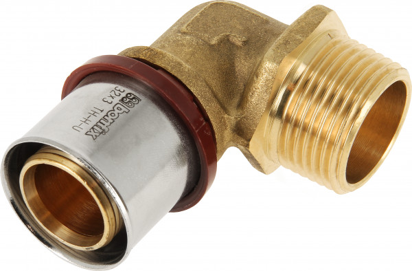 BONFIX Alu-press Elbow male 1" x 32 mm