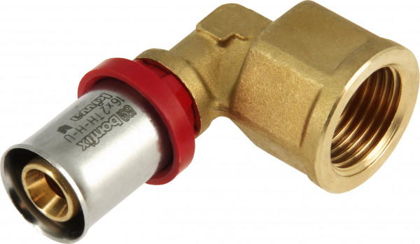 BONFIX Alu-press Elbow female 1/2" x 16 mm