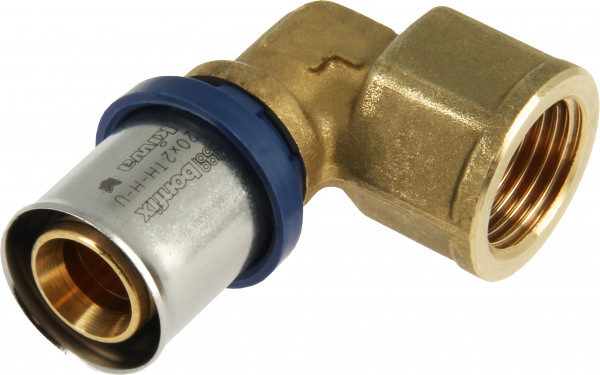 BONFIX Alu-press Elbow female 1/2" x 20 mm