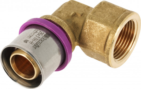 Bonfix Pressfitting - 1x Alu-Press 1x IG - Winkelkupplung - 1” x 26mm