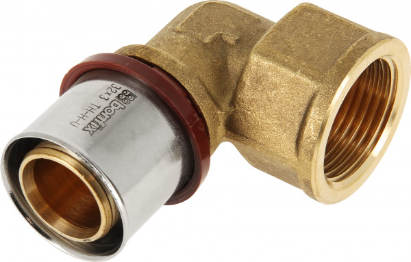 BONFIX Alu-press Elbow female 1" x 32 mm