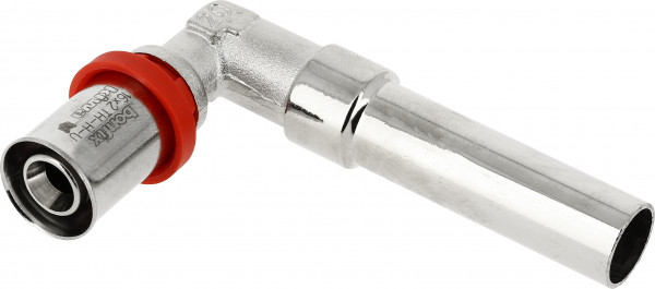 Bonfix Press Fitting - 1x Alu Press 1x Insert - Elbow Fitting - 16mm x Ø15