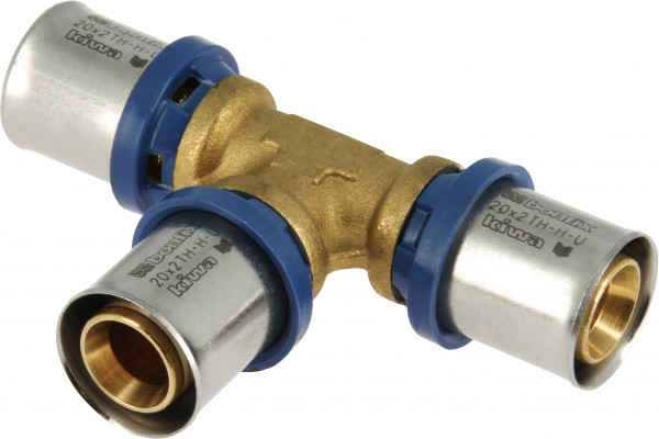 Bonfix Pressfitting - 3x Alu-Press - T-Verbindung - 20 x 20 x 20mm