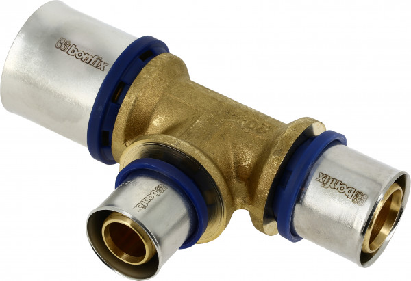 Bonfix Pressfitting - 3x Alu-Press - T-Verbindung - Reduzierend - 40 x 26 x 32mm