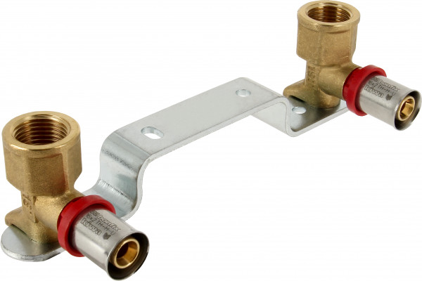 BONFIX Alu-press Wallplate bracket 1/2" x 16 mm