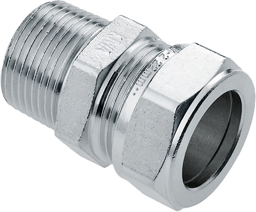 BONFIX 82745 Straight coupling male 1" x 28 mm tin plated
