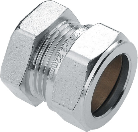 BONFIX 82495 Stop end 15 mm tin plated