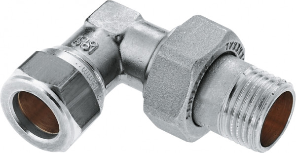 BONFIX 82790 Elbow radiator union 1/2" x 15 mm tin plated