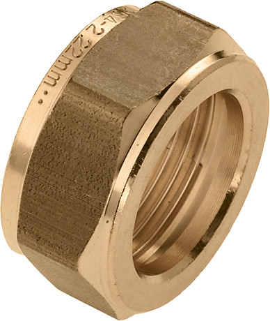 Bonfix compression fitting - Compression nut - 8mm - Brass