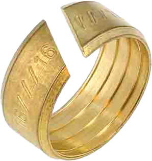 Bonfix compression fitting - Ring for compression set type 23910 - ø16 for in compression housing 15mm - Brass