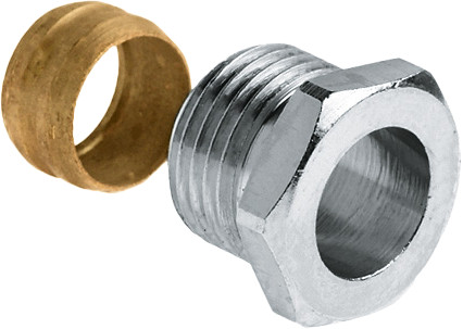 Compression set type Heimeier 1/2" x 15 mm