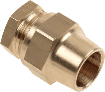 Knelfitting BELGAS - Endverschraubung - 28mm