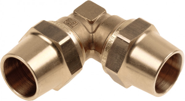 Knelfitting BELGAS - Winkelverschraubung - 28 x 28mm - 2x Knebel