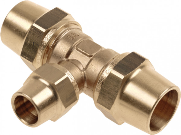 Compression fitting BELGAS - T-connection - reducing - 28 x 22 x 28mm